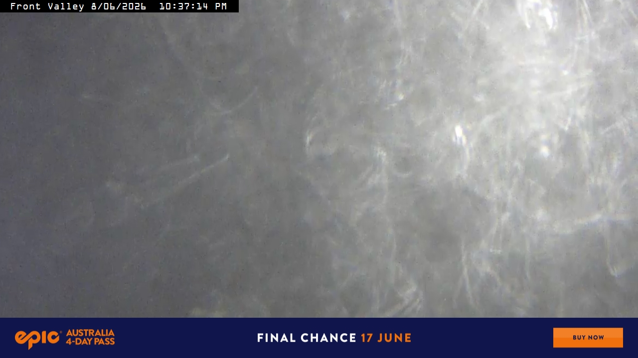 Perisher Front Valley snow cam captured at 8 June 2026, 12:40 pm
