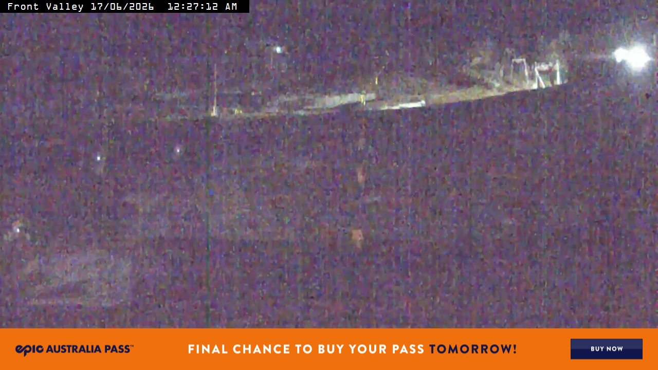 Perisher Front Valley snow cam captured at 16 June 2026, 2:30 pm