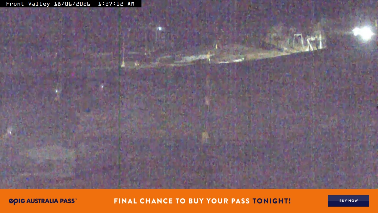 Perisher Front Valley snow cam captured at 17 June 2026, 3:30 pm