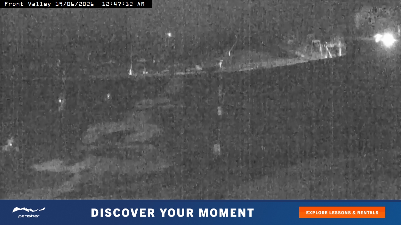 Perisher Front Valley snow cam captured at 18 June 2026, 2:47 pm