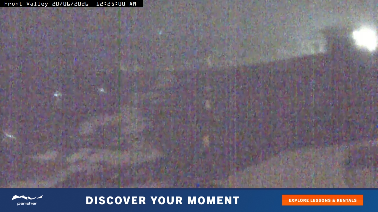 Perisher Front Valley snow cam captured at 19 June 2026, 2:29 pm