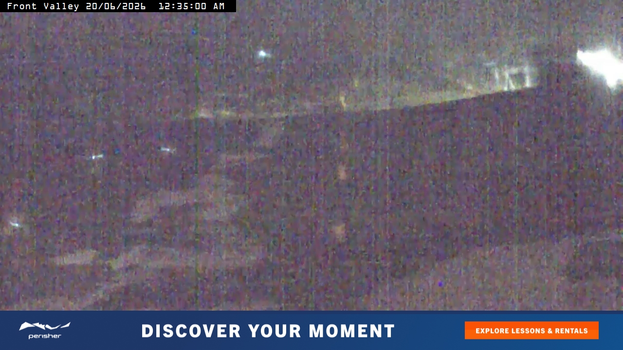 Perisher Front Valley snow cam captured at 19 June 2026, 2:35 pm