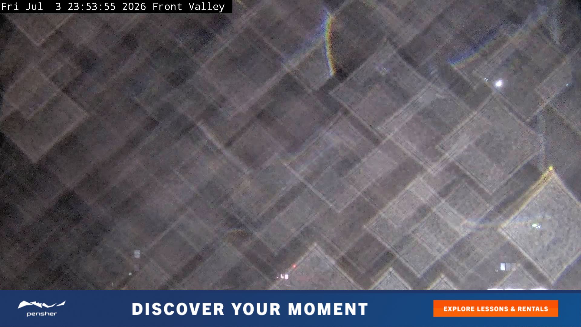 Perisher Front Valley snow cam captured at 3 July 2026 at 11:54 pm AEST