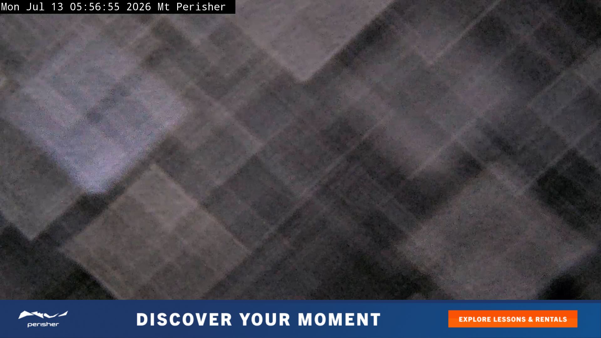 Perisher Mt Perisher snow cam captured at 13 July 2026 at 6:04 am AEST