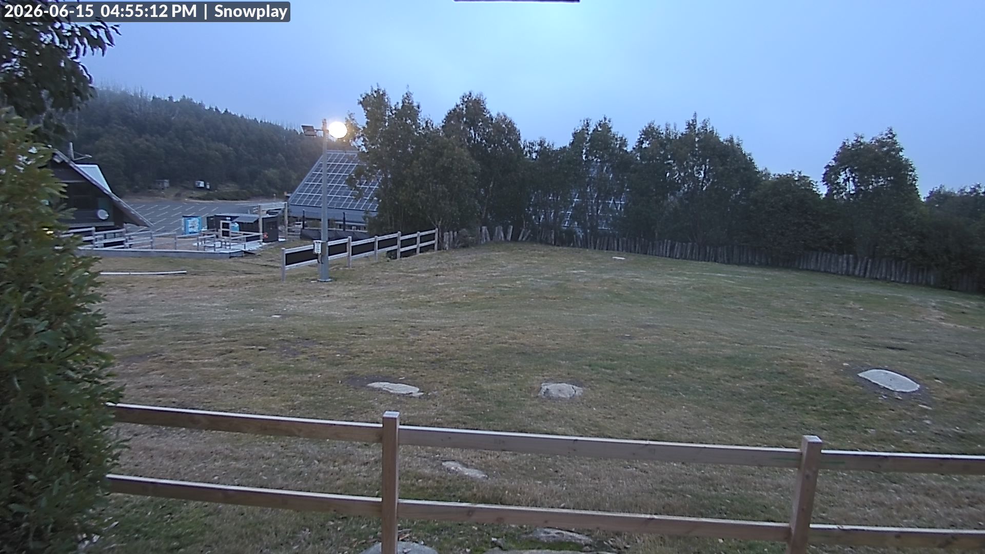 Lake Mountain Snow Play Area snow cam captured at 15 June 2026, 11:25 am