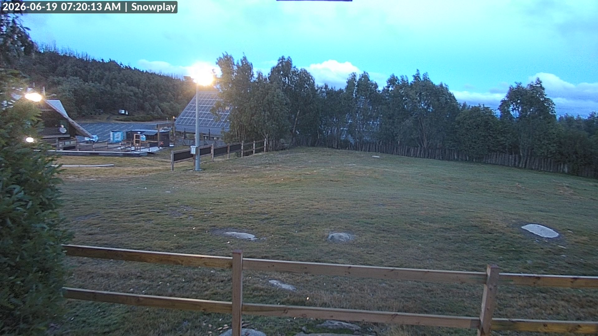 Lake Mountain Snow Play Area snow cam captured at 18 June 2026, 9:24 pm
