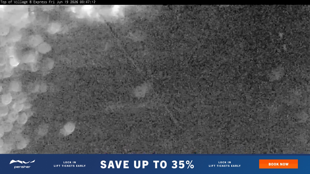Perisher Village Eight snow cam captured at 18 June 2026, 2:48 pm