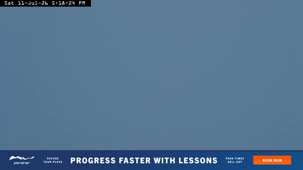 Perisher Mt Kosciuszko snow cam captured at 11 July 2026 at 5:25 pm AEST