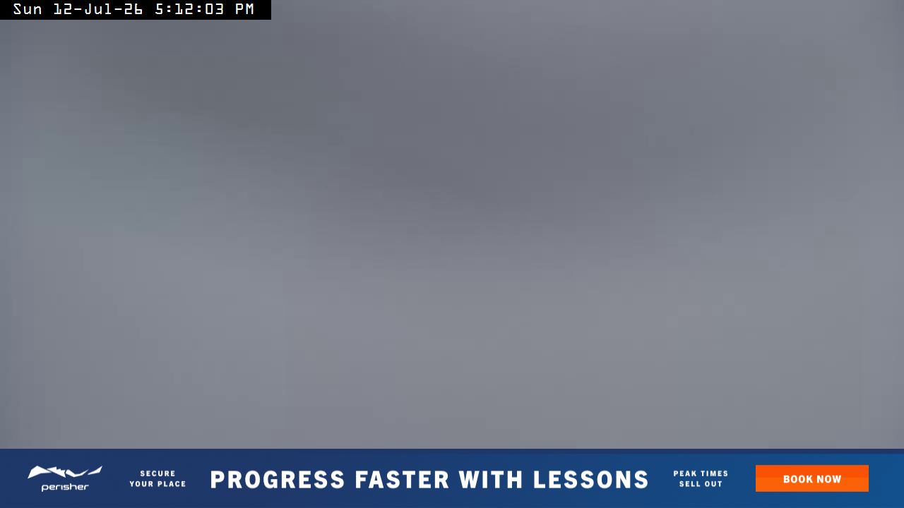 Perisher Mt Kosciuszko snow cam captured at 12 July 2026 at 5:14 pm AEST