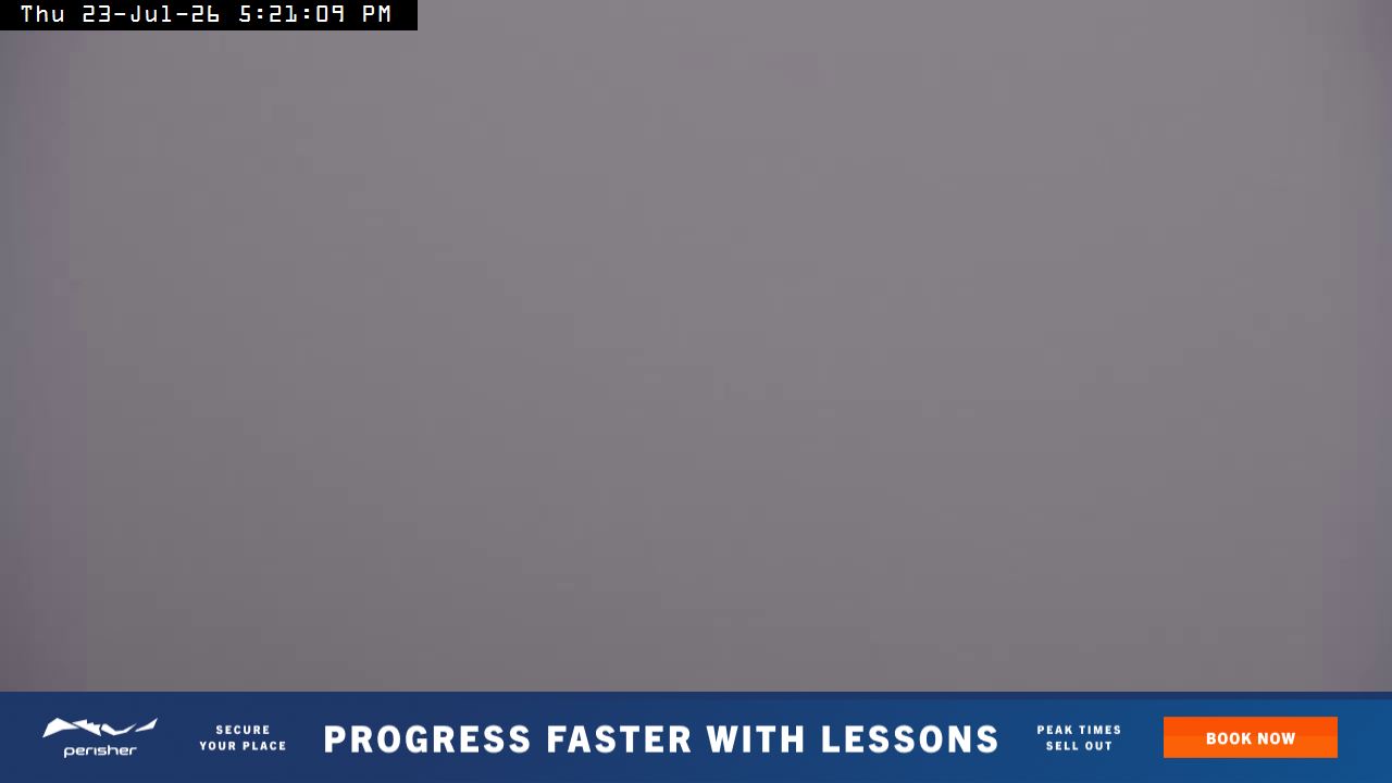 Perisher Mt Kosciuszko snow cam captured at 23 July 2026 at 5:29 pm AEST