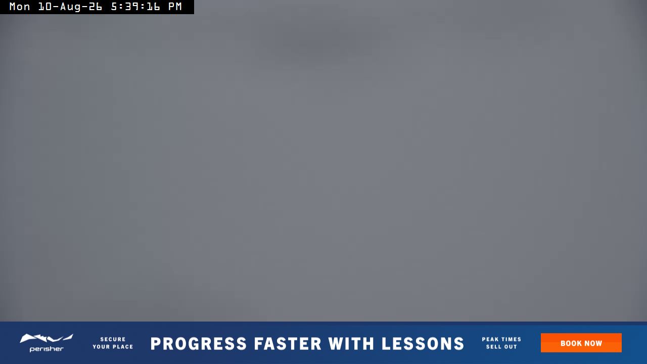 Perisher Mt Kosciuszko snow cam captured at 10 August 2026 at 5:45 pm AEST