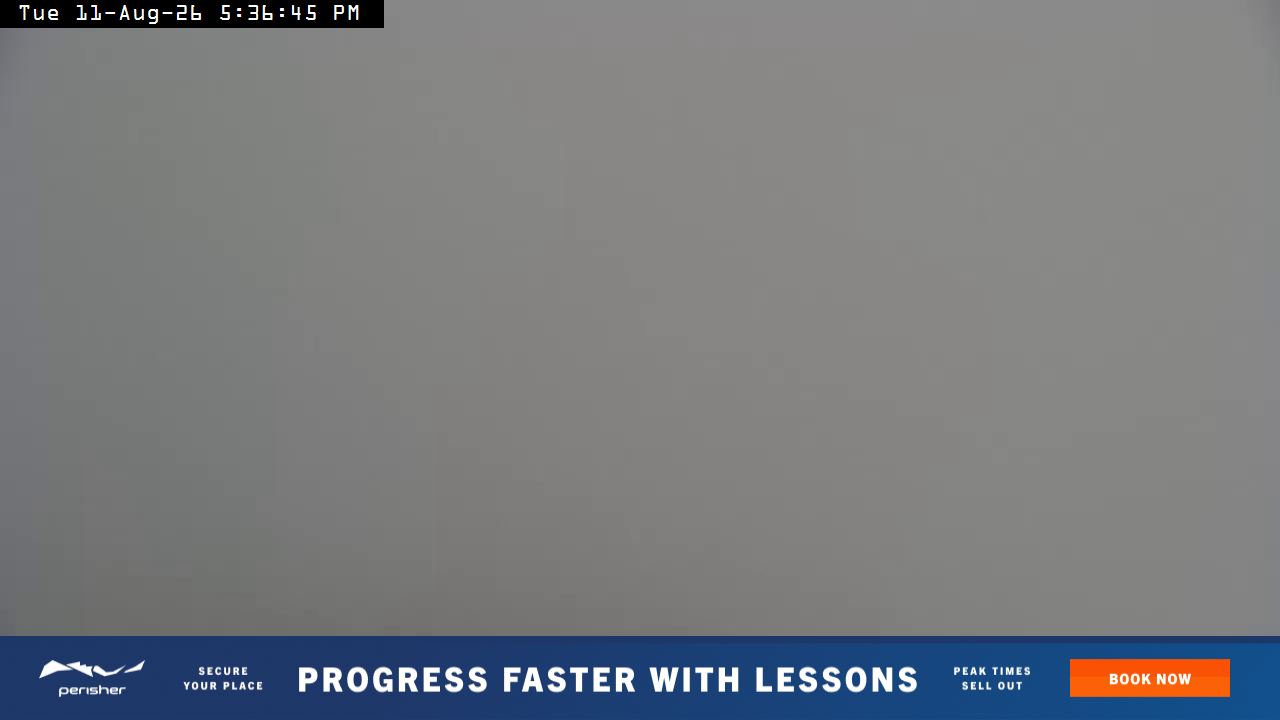 Perisher Mt Kosciuszko snow cam captured at 11 August 2026 at 5:46 pm AEST