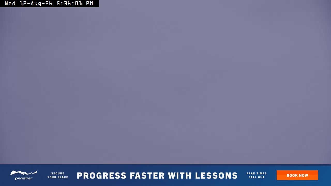 Perisher Mt Kosciuszko snow cam captured at 12 August 2026 at 5:39 pm AEST