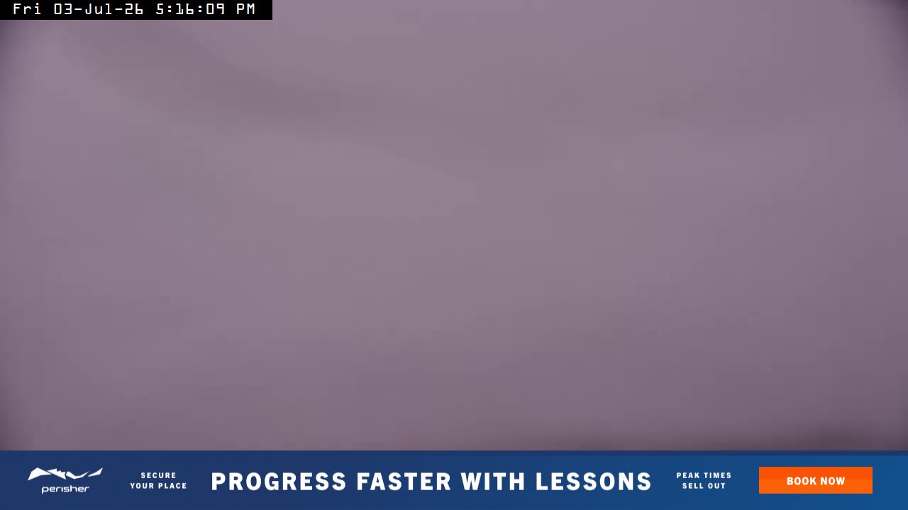 Perisher Top of Freedom snow cam captured at 3 July 2026 at 5:18 pm AEST