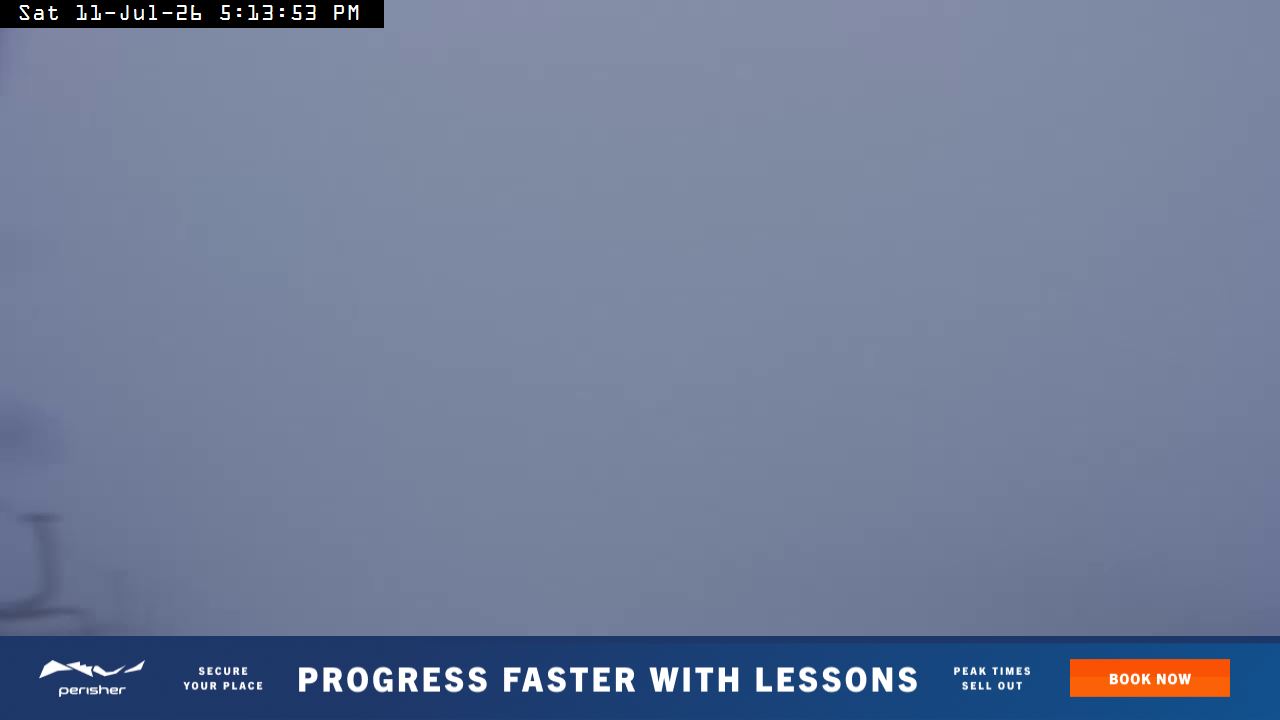 Perisher Top of Freedom snow cam captured at 11 July 2026 at 5:14 pm AEST