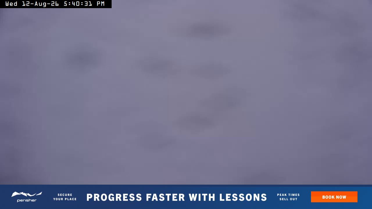 Perisher Top of Freedom snow cam captured at 12 August 2026 at 5:50 pm AEST