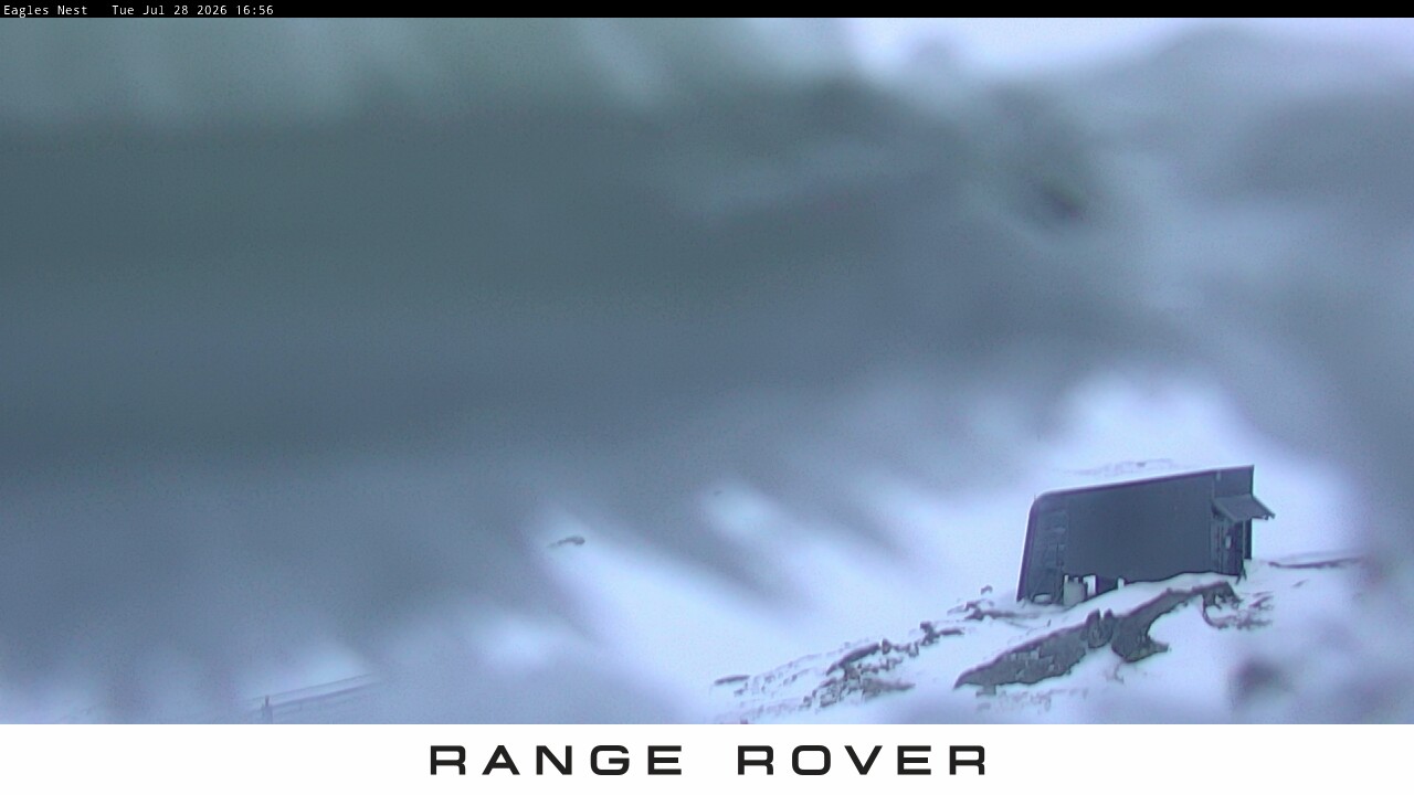 Thredbo Kosciuszko Walking Track snow cam captured at 28 July 2026 at 5:00 pm AEST