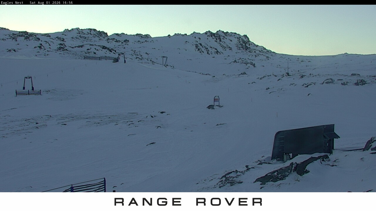 Thredbo Kosciuszko Walking Track snow cam captured at 1 August 2026 at 4:57 pm AEST