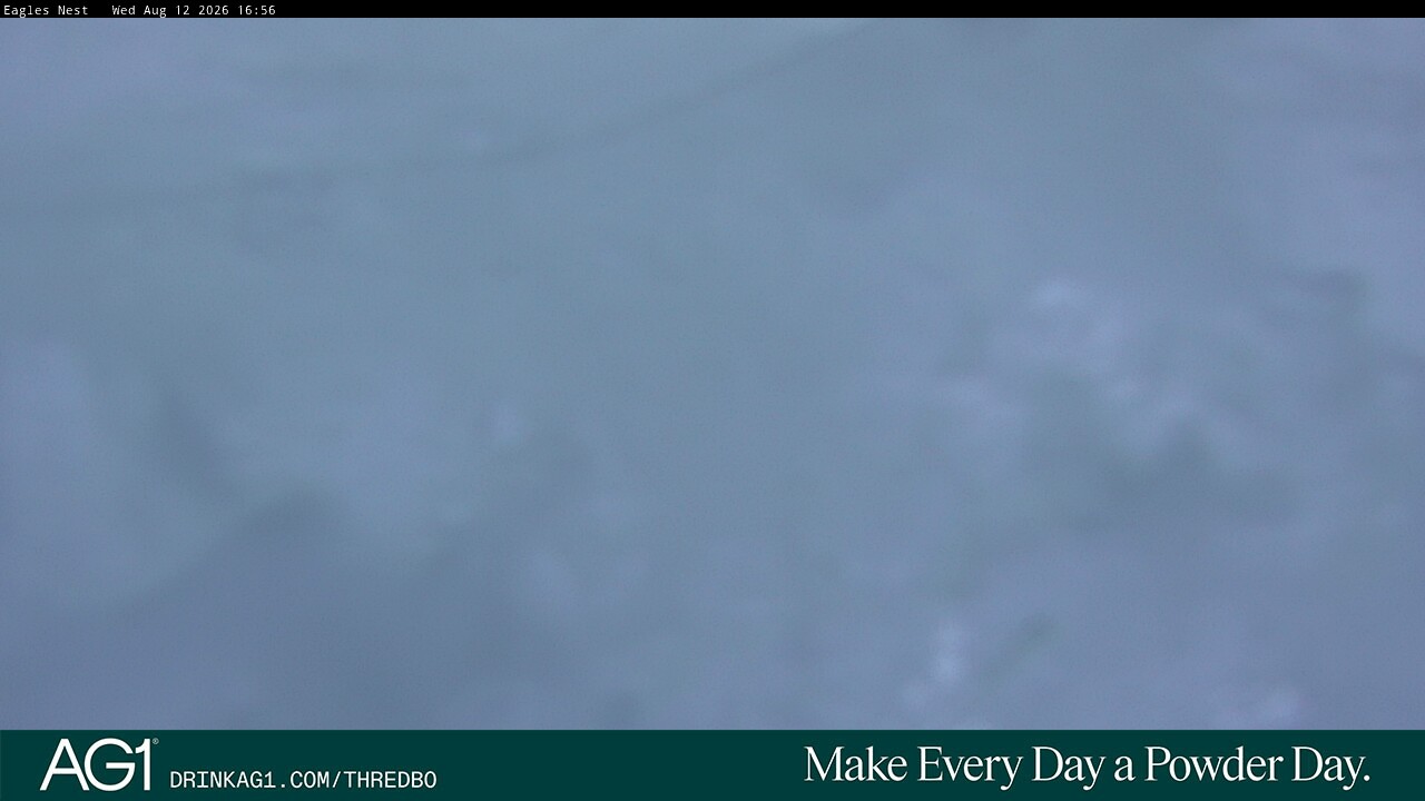 Thredbo Kosciuszko Walking Track snow cam captured at 12 August 2026 at 5:06 pm AEST