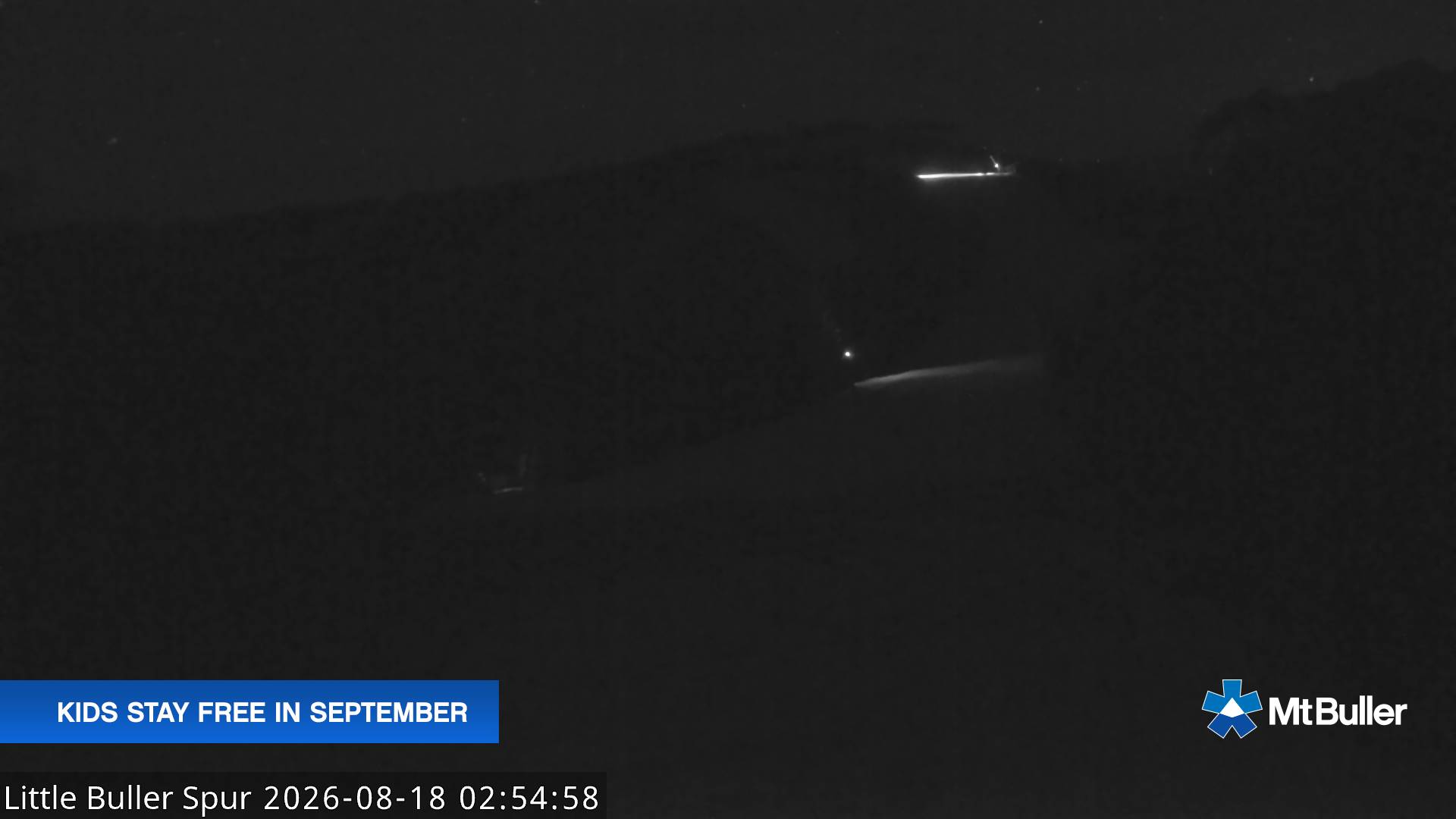 Victoria representative snow cam frame captured at 18 August 2026 at 2:56 am AEST