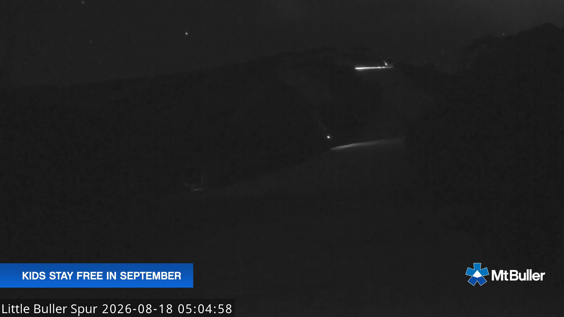 Mt Buller Little Buller Spur snow cam captured at 18 August 2026 at 5:08 am AEST