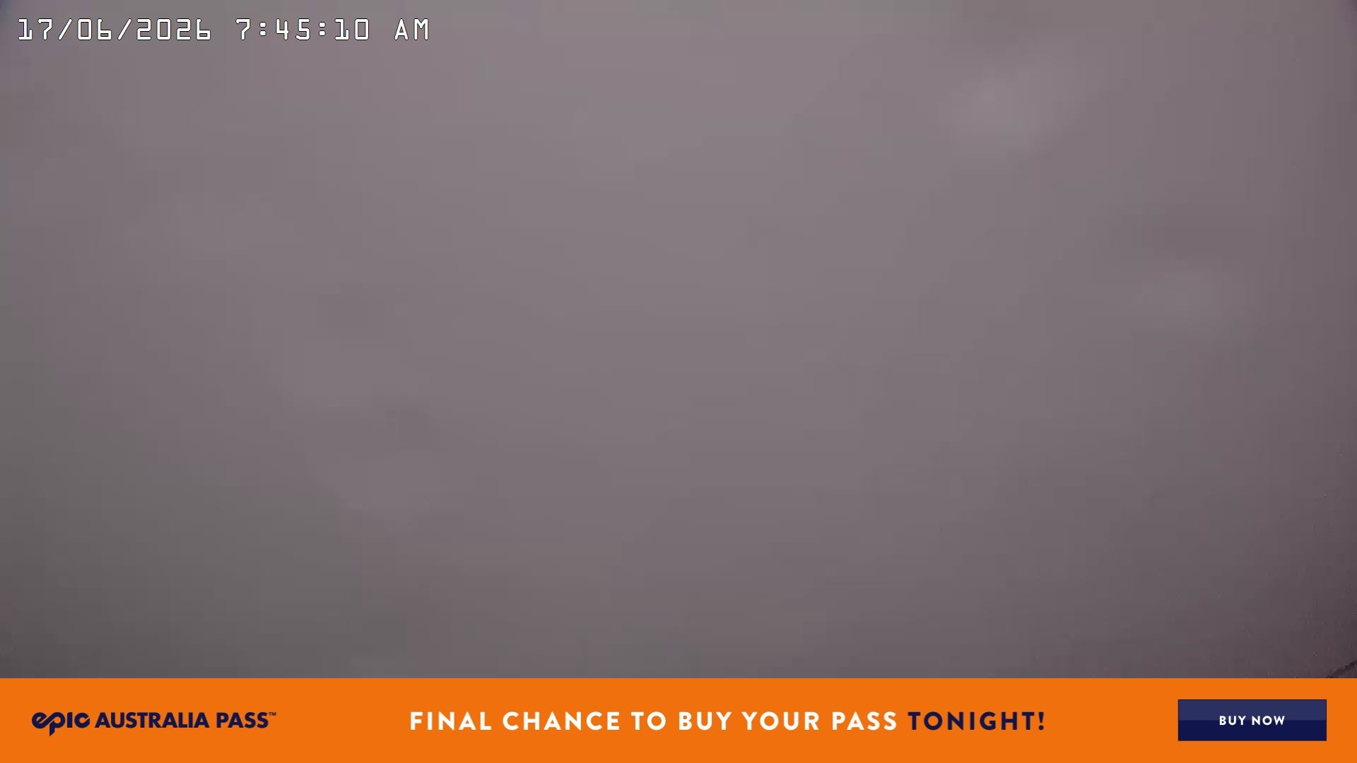 Falls Creek Drovers Dream Lake View snow cam captured at 16 June 2026, 9:51 pm