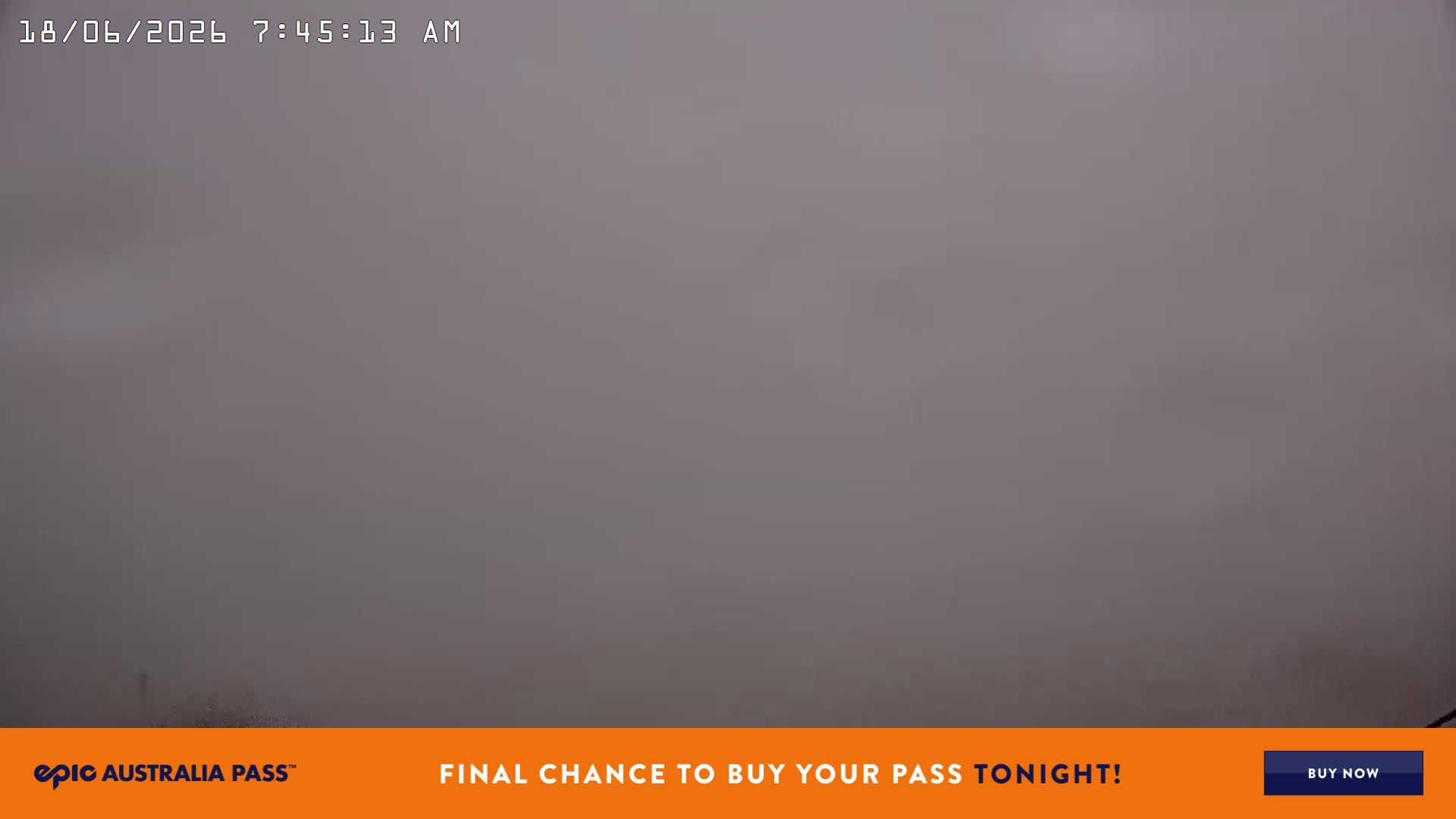 Falls Creek Drovers Dream Lake View snow cam captured at 17 June 2026, 9:51 pm