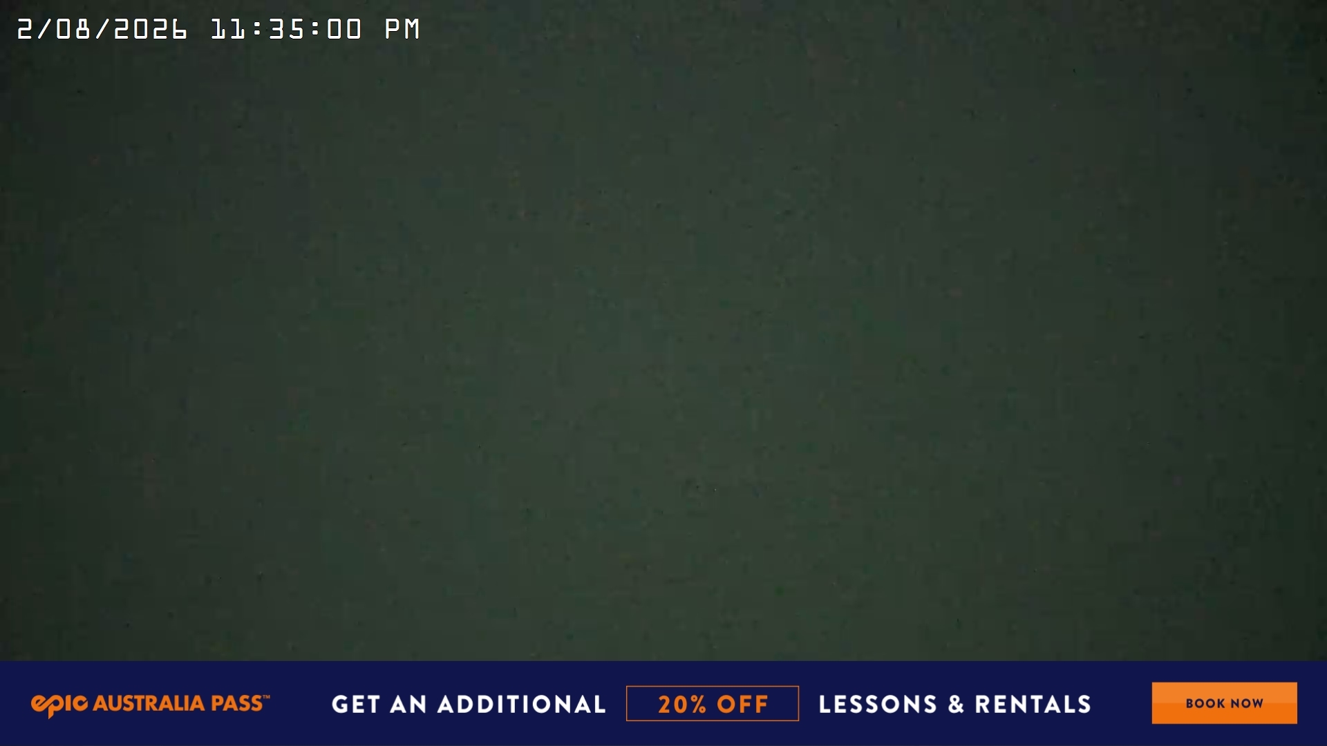 Falls Creek Village View snow cam captured at 2 August 2026 at 11:44 pm AEST