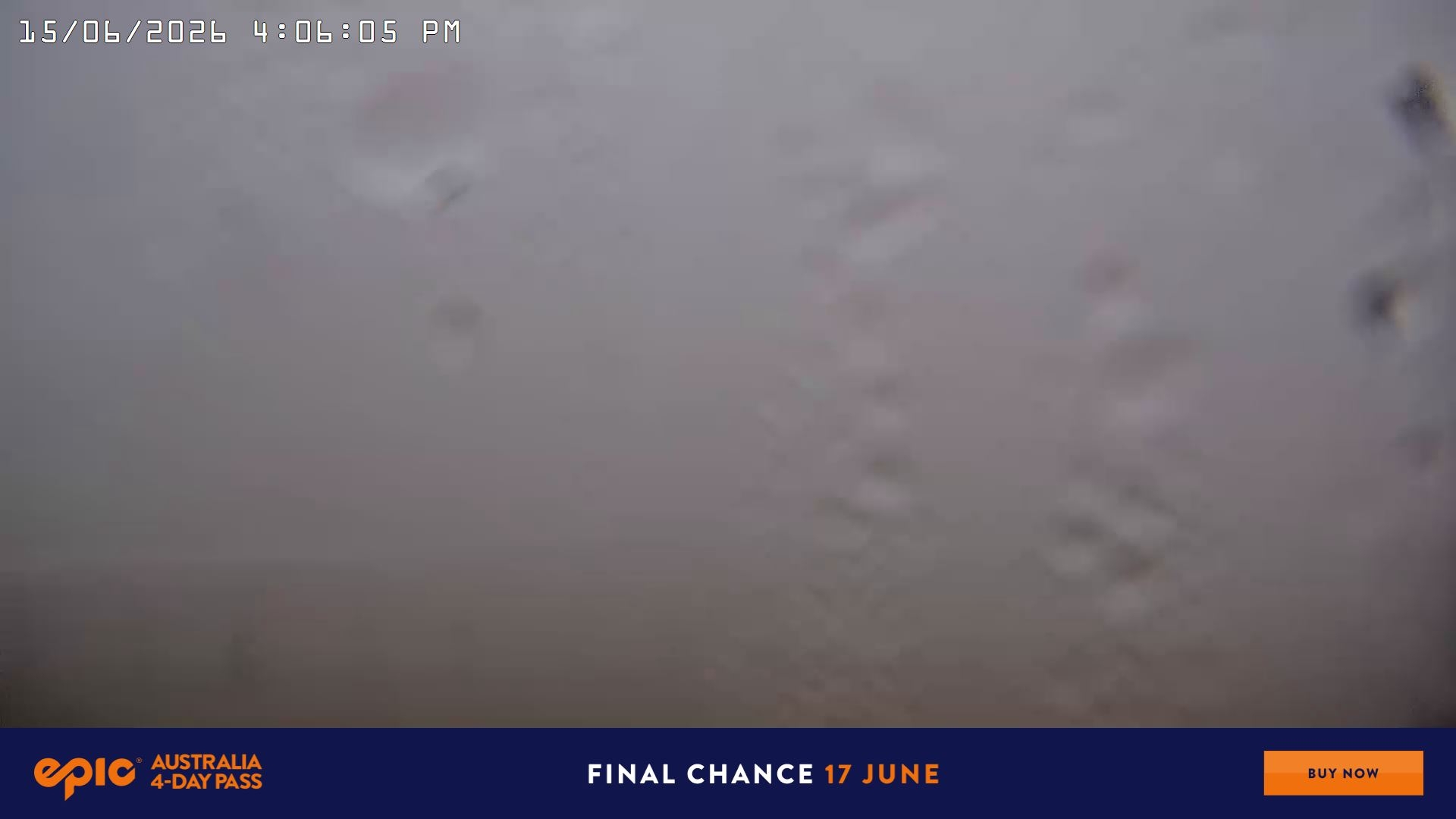 Falls Creek Cloud 9 snow cam captured at 15 June 2026, 6:15 am