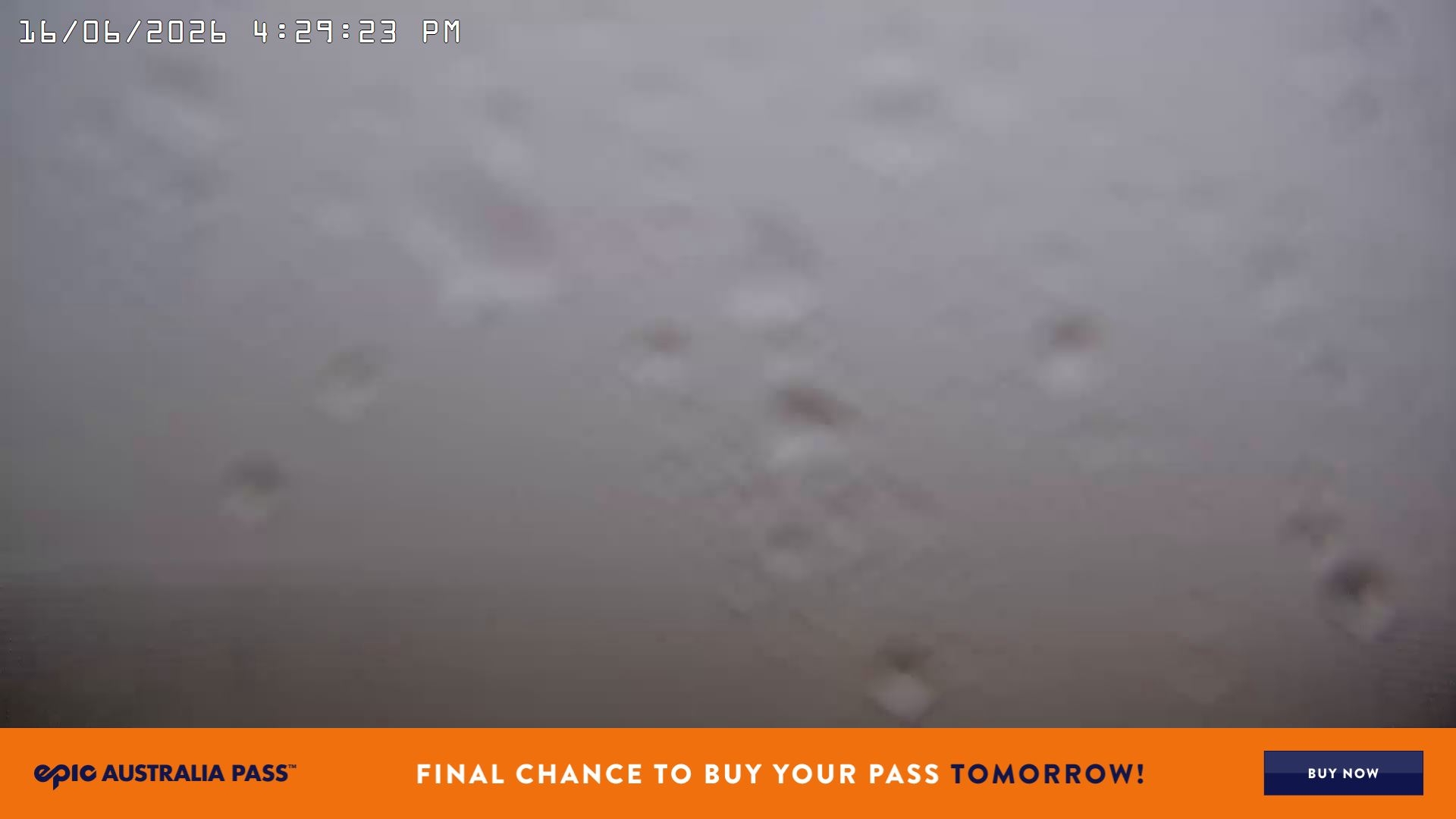 Falls Creek Cloud 9 snow cam captured at 16 June 2026, 6:32 am