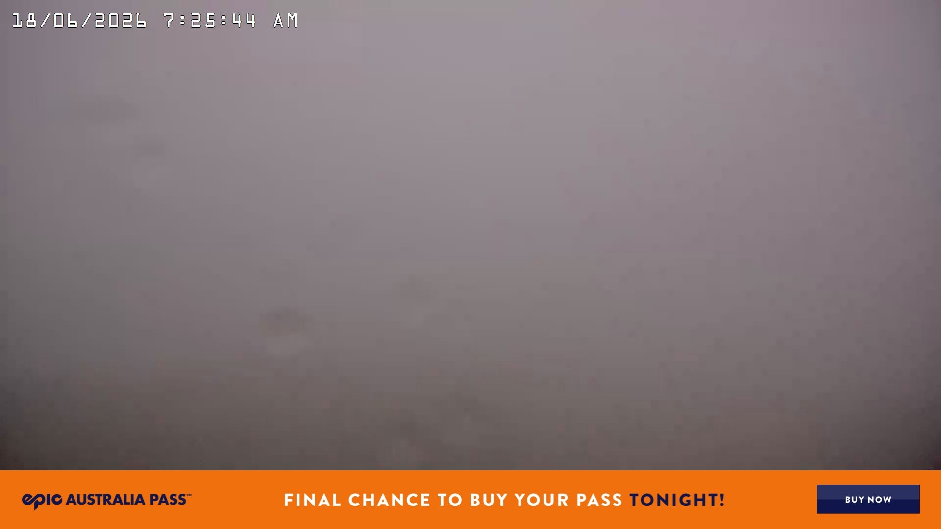 Falls Creek Cloud 9 snow cam captured at 17 June 2026, 9:32 pm