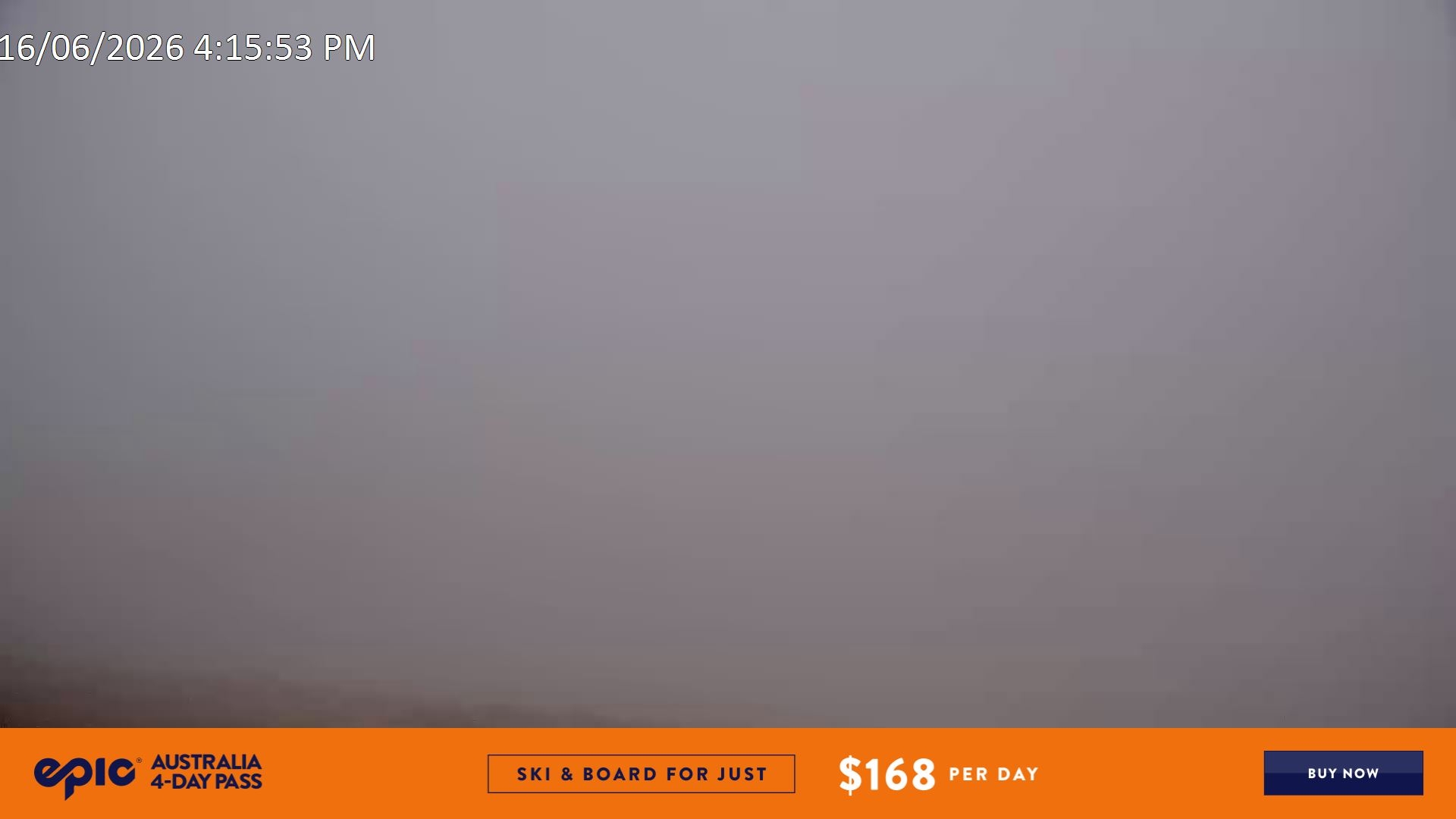 Falls Creek Scotts snow cam captured at 16 June 2026, 6:25 am