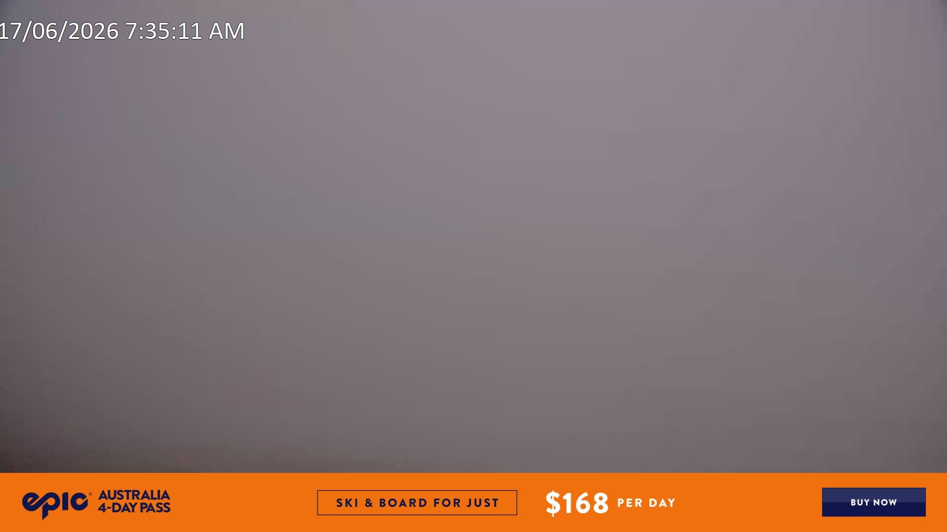 Falls Creek Scotts snow cam captured at 16 June 2026, 9:43 pm