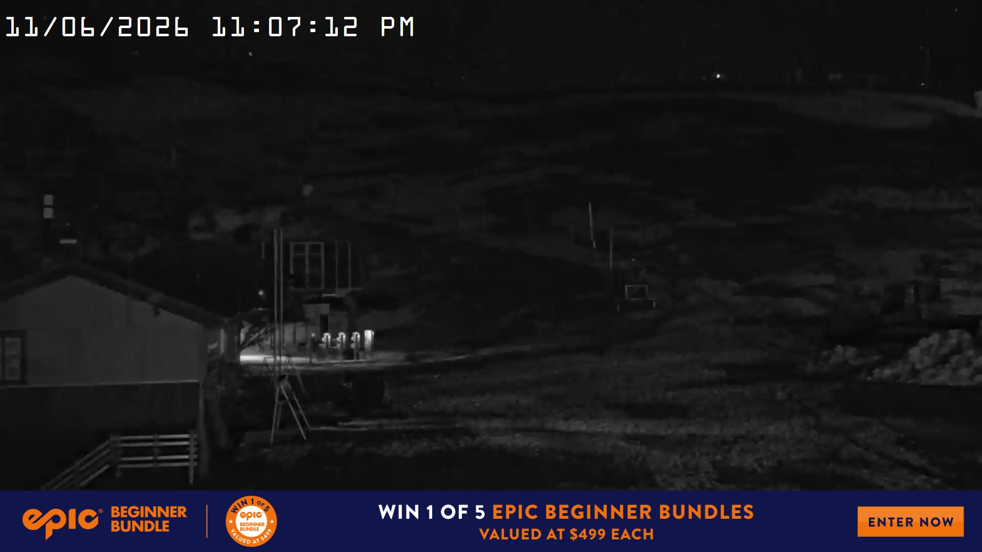 Mt Hotham Summit Trainer snow cam captured at 11 June 2026, 1:08 pm