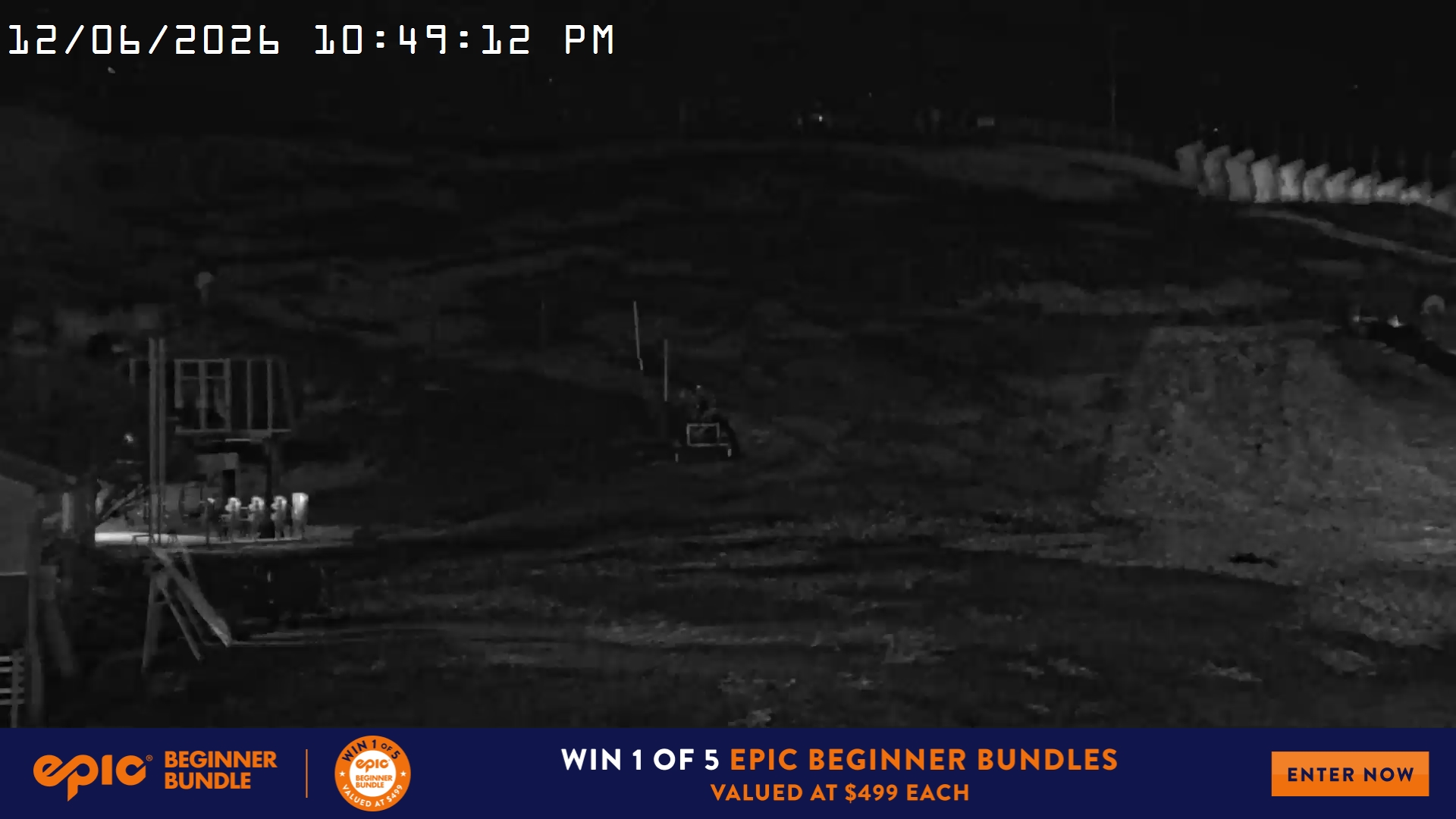 Mt Hotham Summit Trainer snow cam captured at 12 June 2026, 12:50 pm