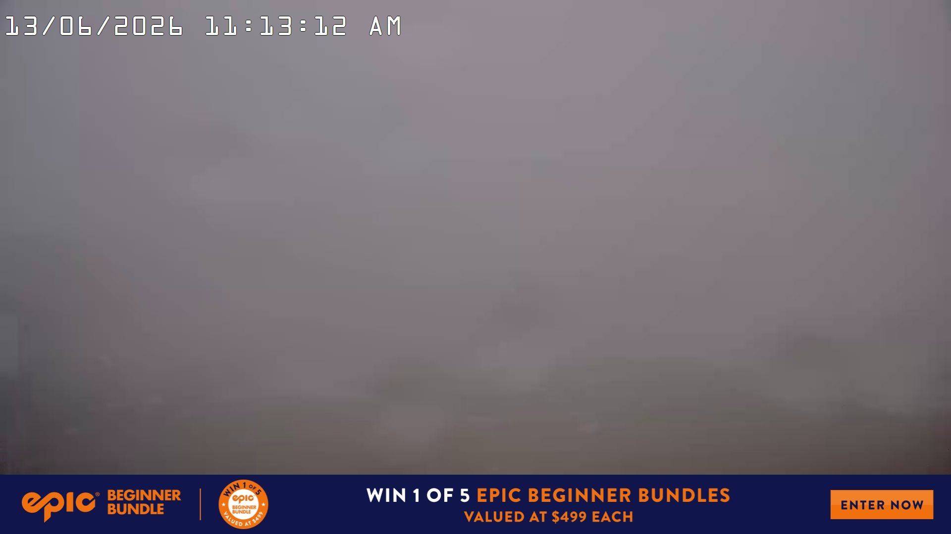 Mt Hotham Summit Trainer snow cam captured at 13 June 2026, 1:14 am