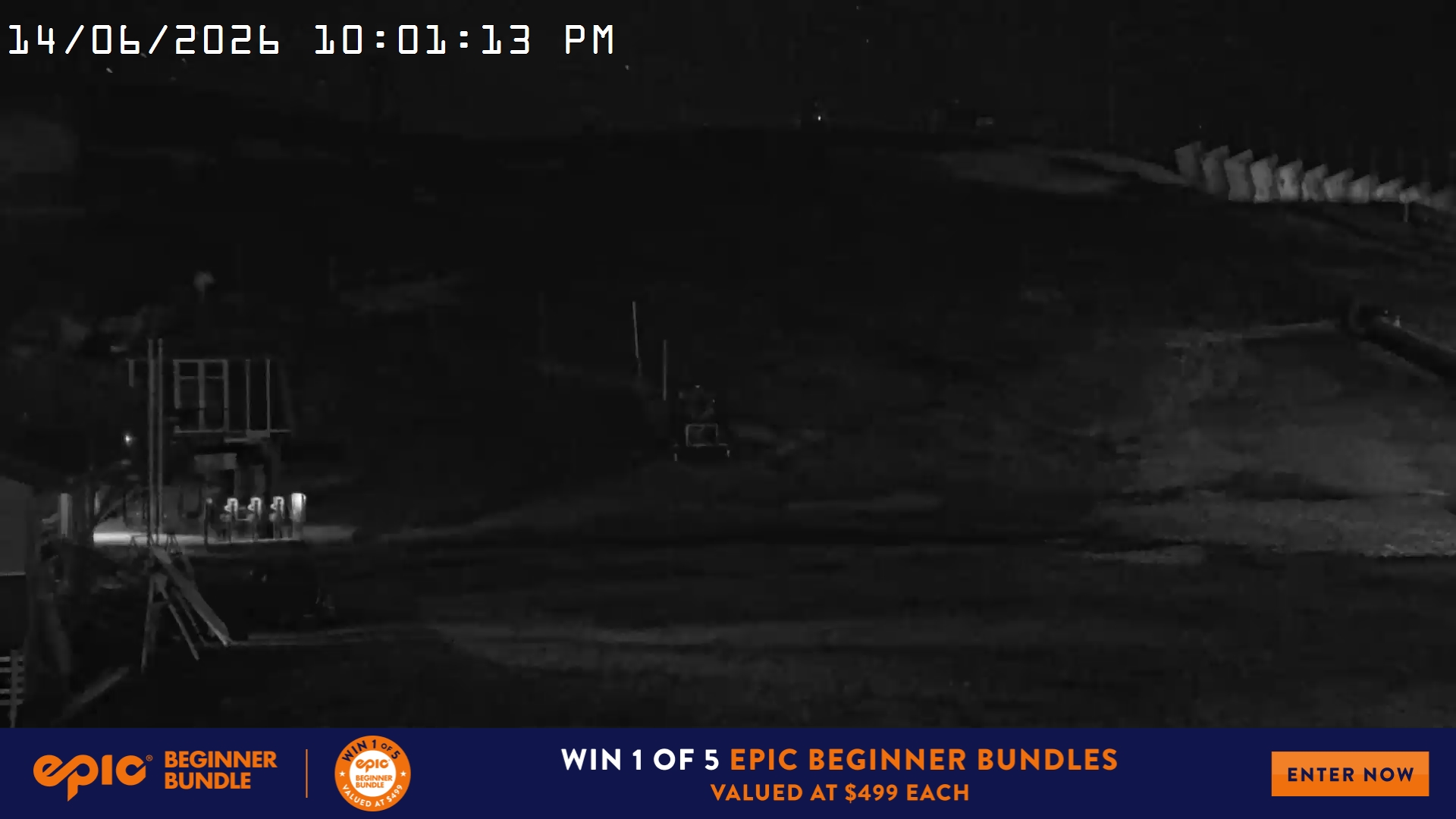 Mt Hotham Summit Trainer snow cam captured at 14 June 2026, 12:01 pm