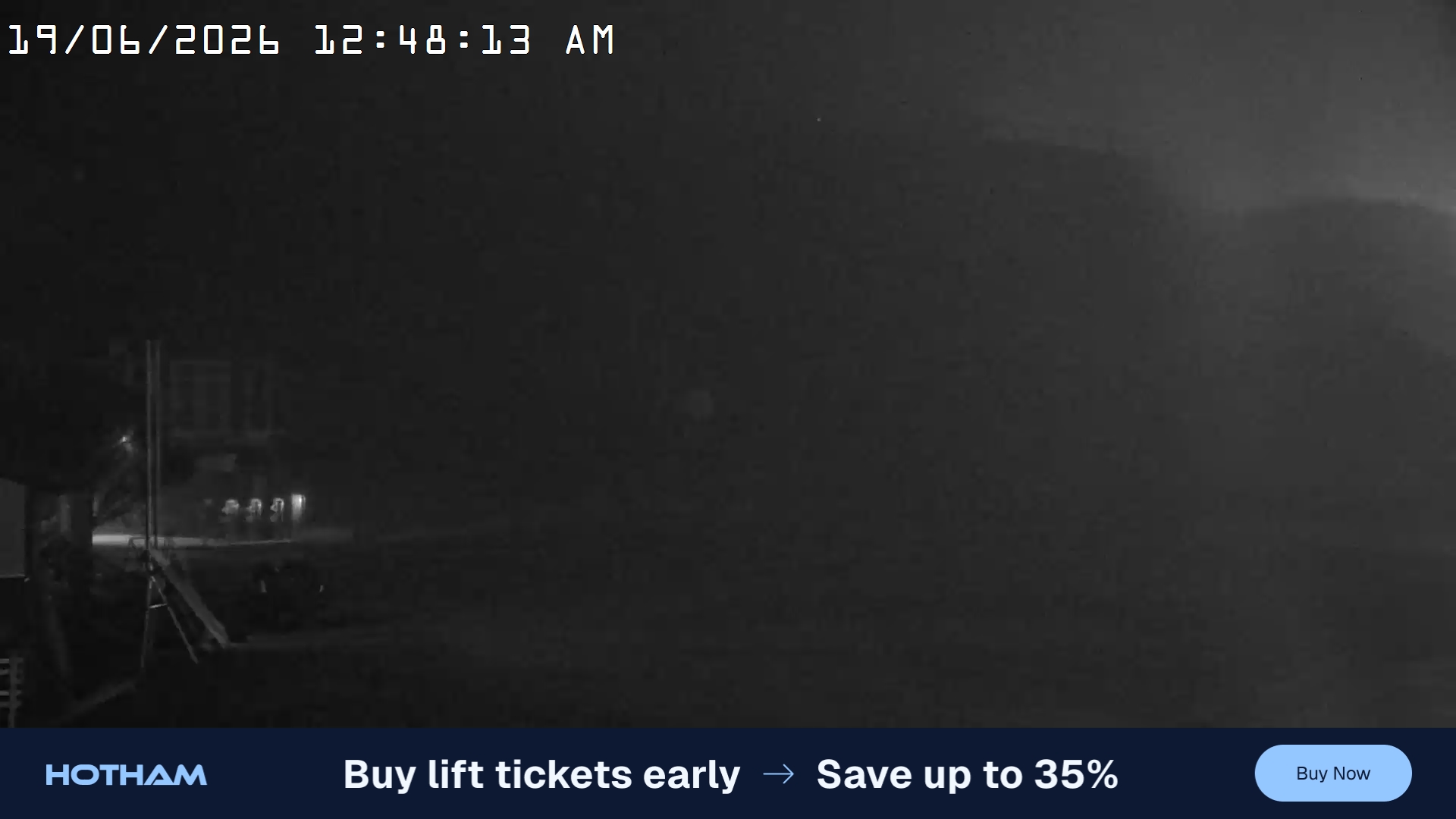 Mt Hotham Summit Trainer snow cam captured at 18 June 2026, 2:48 pm