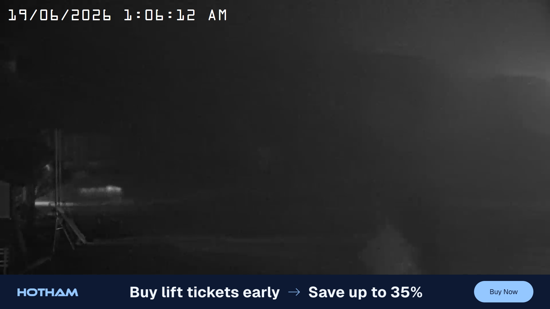 Mt Hotham Summit Trainer snow cam captured at 18 June 2026, 3:06 pm