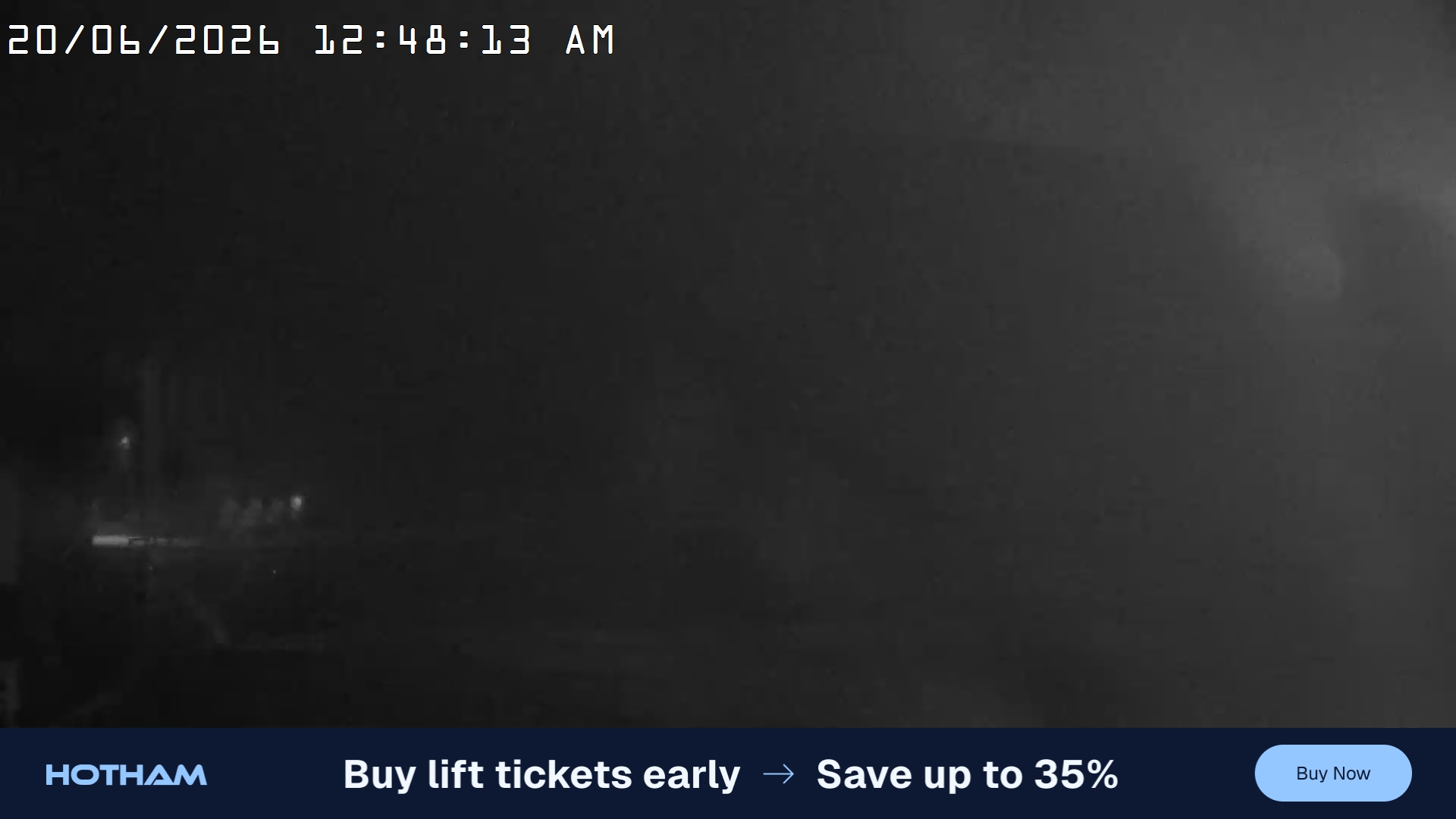Mt Hotham Summit Trainer snow cam captured at 19 June 2026, 2:48 pm
