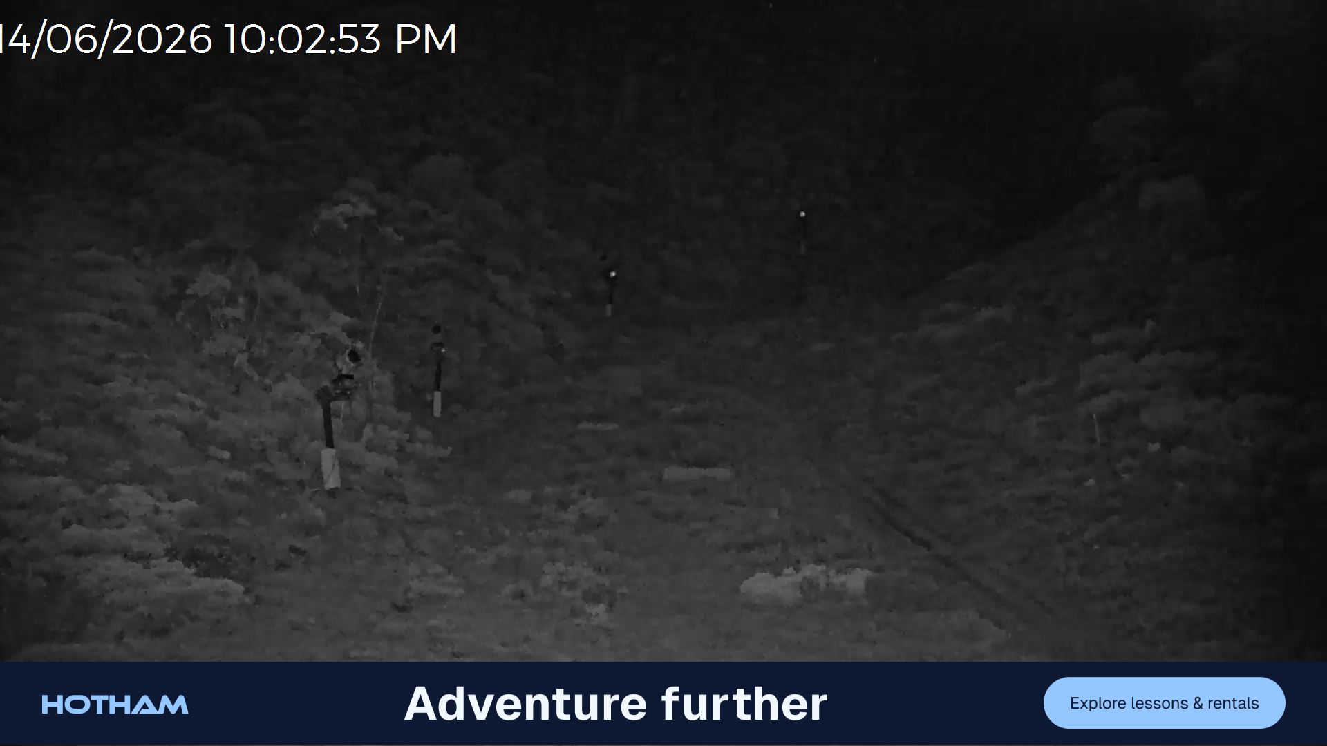 Mt Hotham Slalom Gully snow cam captured at 14 June 2026, 12:03 pm