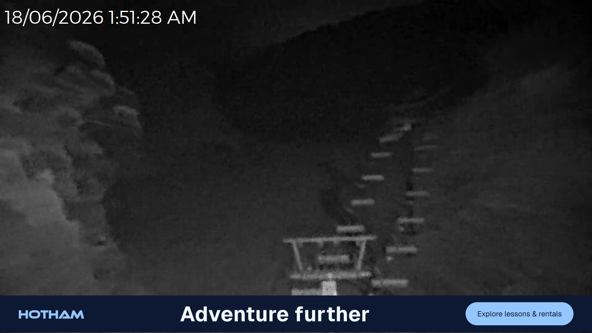 Mt Hotham Slalom Gully snow cam captured at 17 June 2026, 3:52 pm