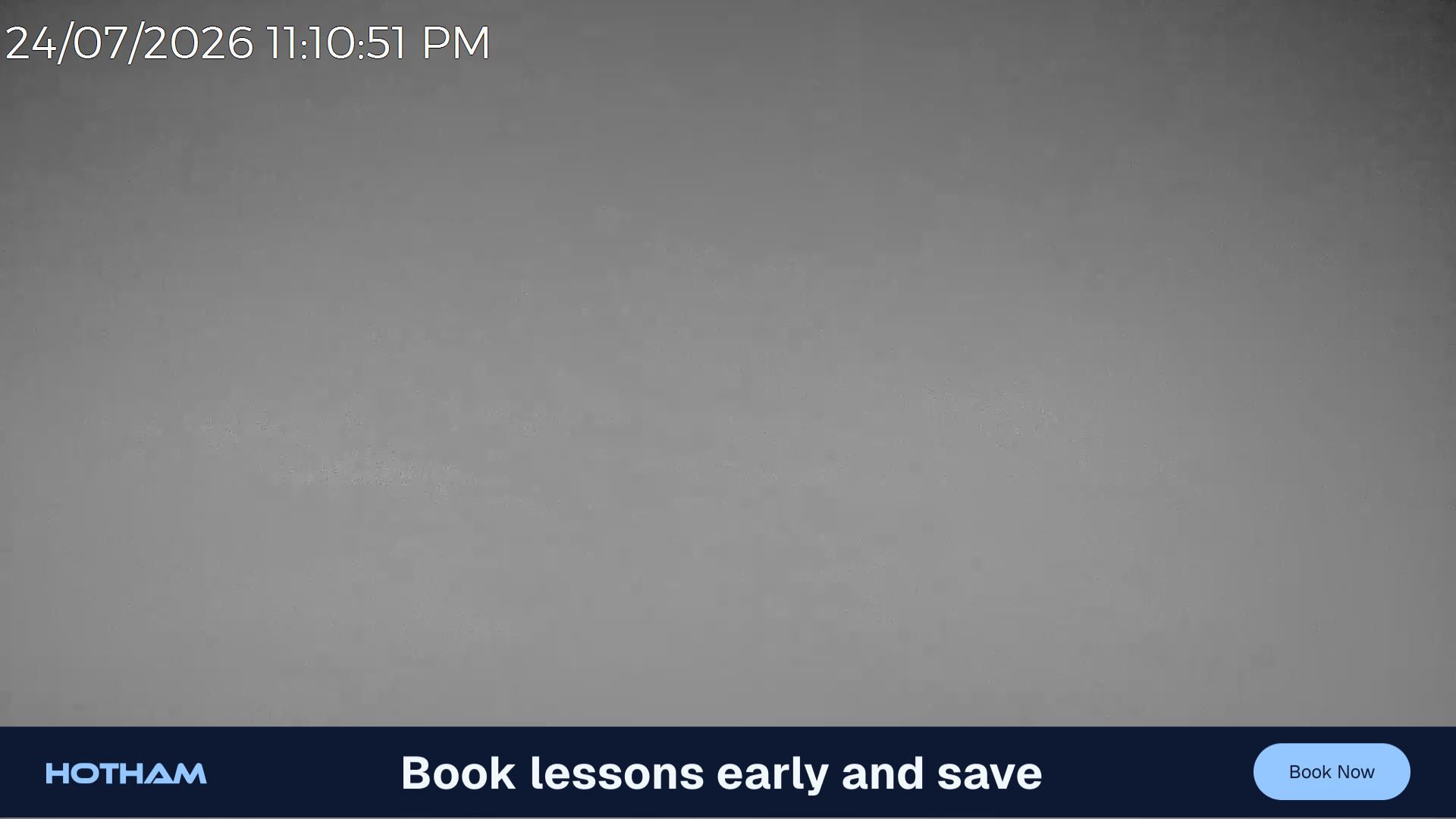 Mt Hotham Slalom Gully snow cam captured at 24 July 2026 at 11:20 pm AEST