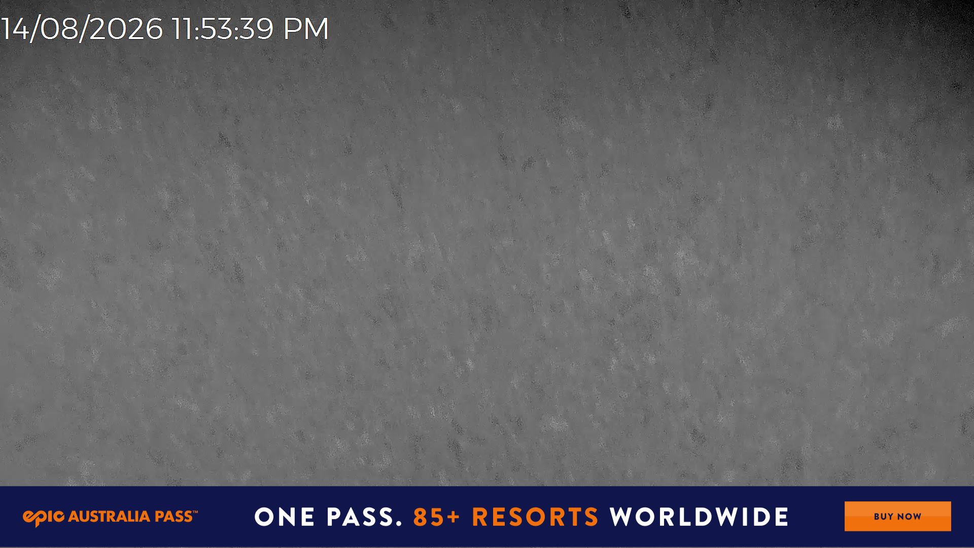 Mt Hotham Slalom Gully snow cam captured at 14 August 2026 at 11:55 pm AEST