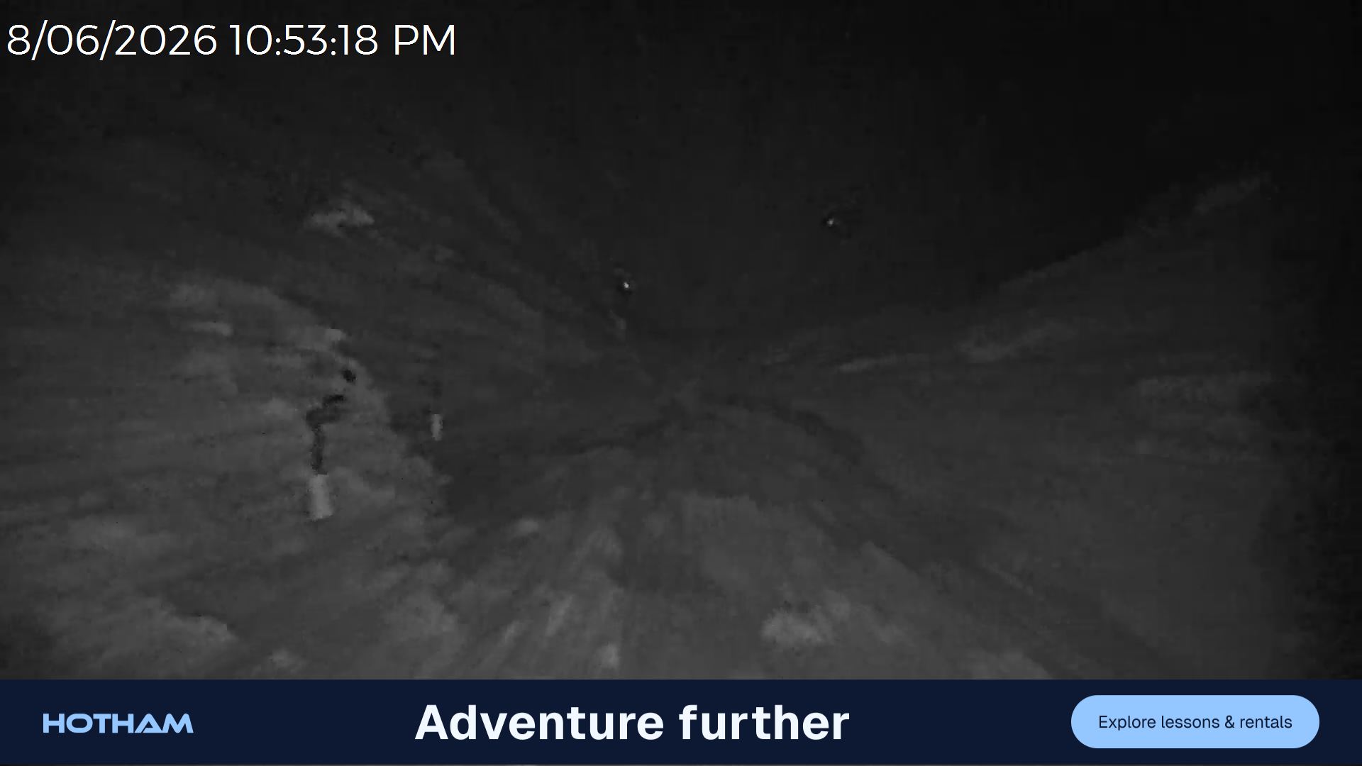 Mt Hotham Snake Gully snow cam captured at 8 June 2026, 12:54 pm