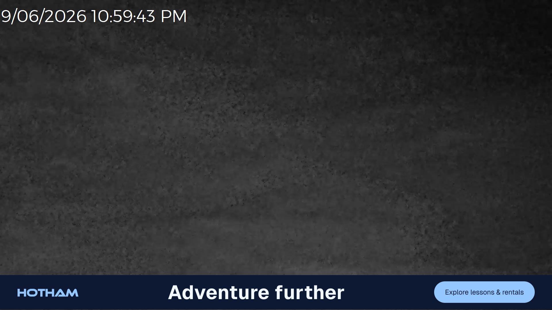 Mt Hotham Snake Gully snow cam captured at 9 June 2026, 1:00 pm