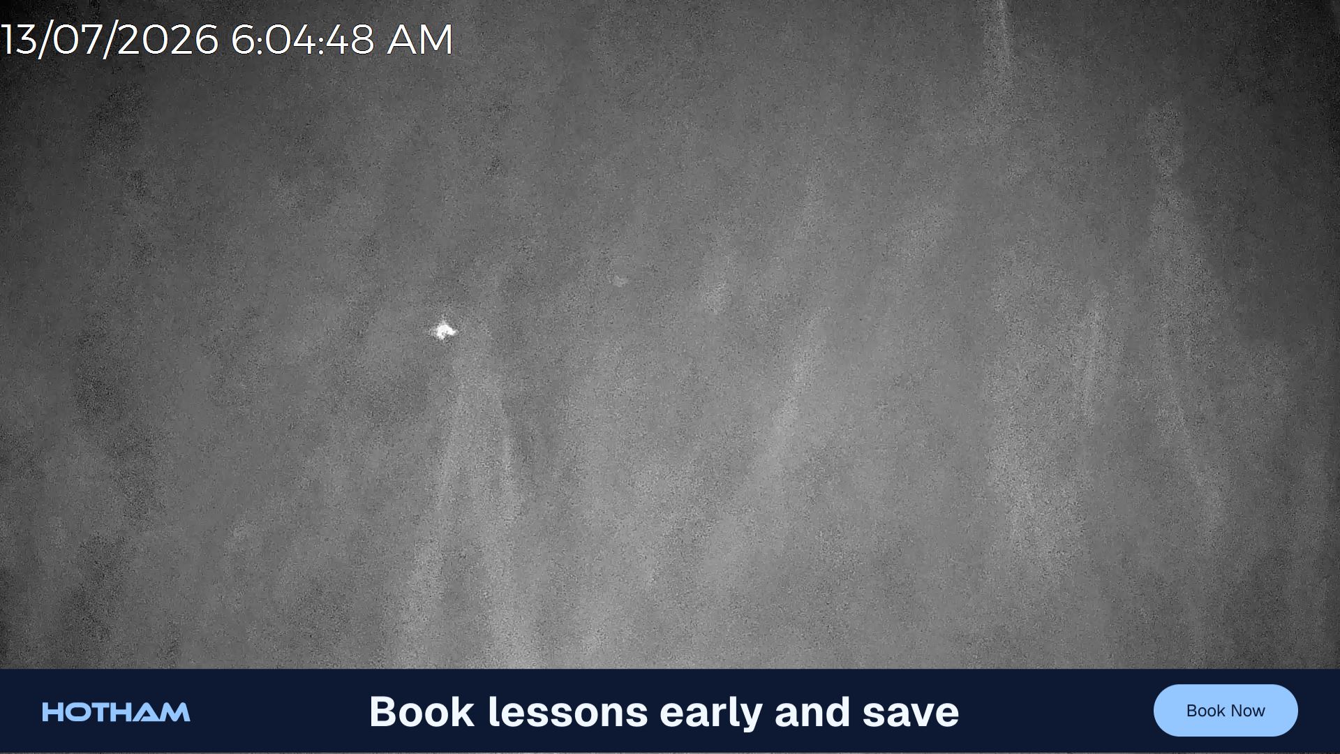 Mt Hotham Snake Gully snow cam captured at 13 July 2026 at 6:04 am AEST