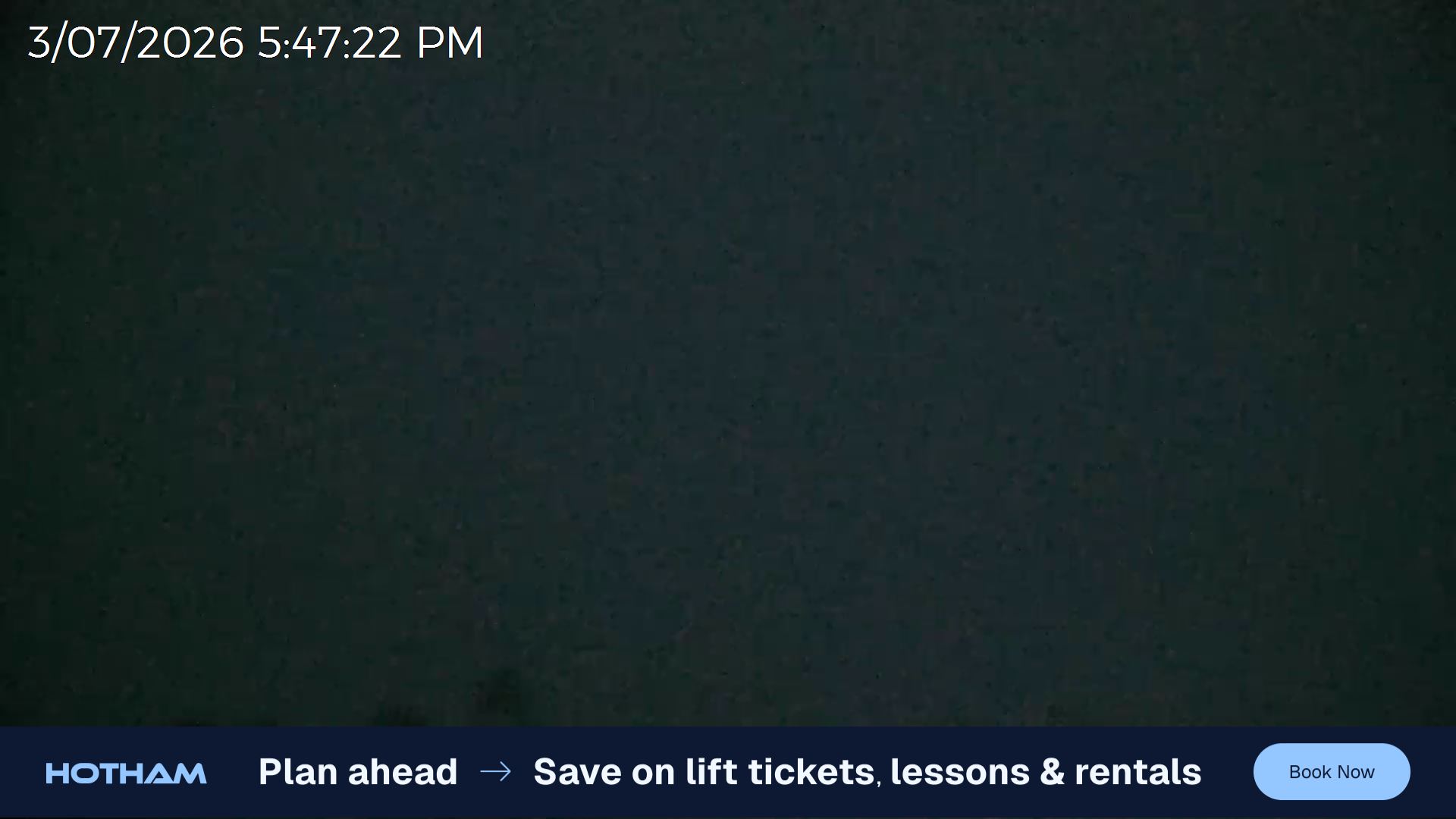 Mt Hotham Razorback snow cam captured at 3 July 2026 at 5:51 pm AEST