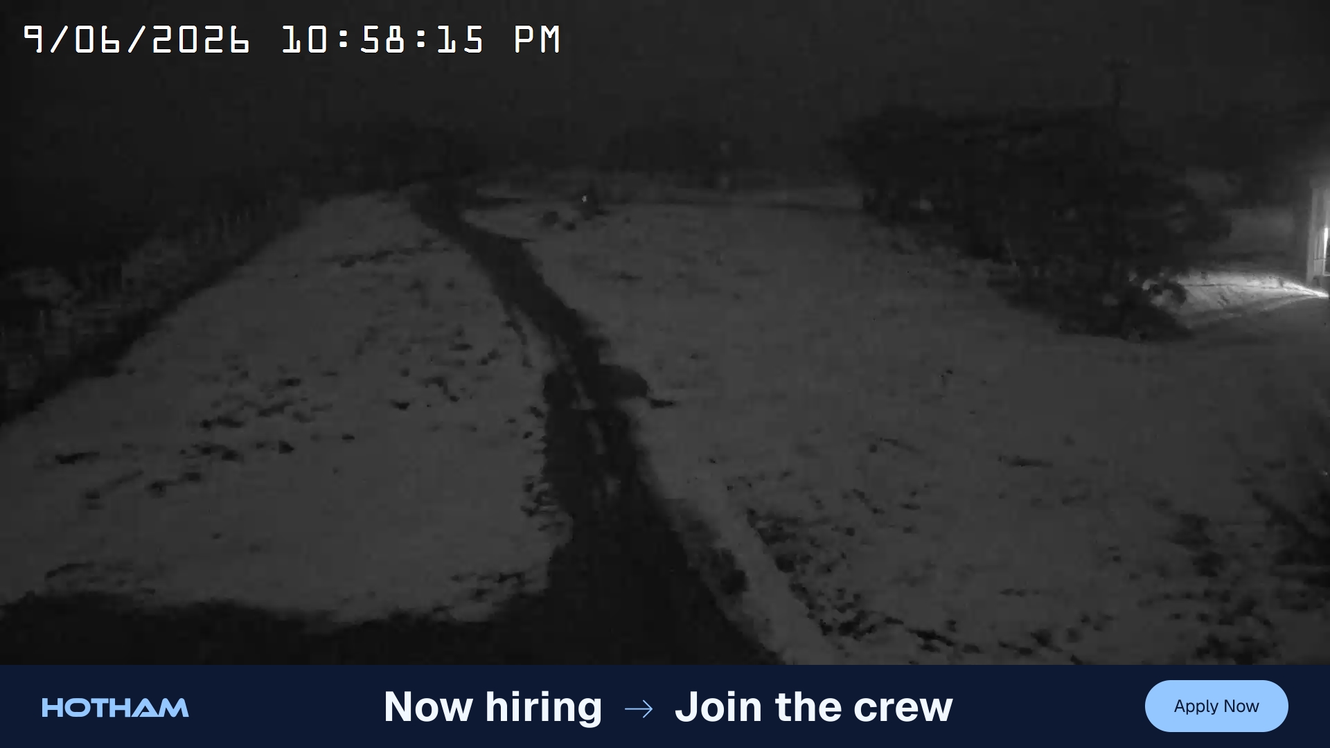 Mt Hotham Big D snow cam captured at 9 June 2026, 12:59 pm