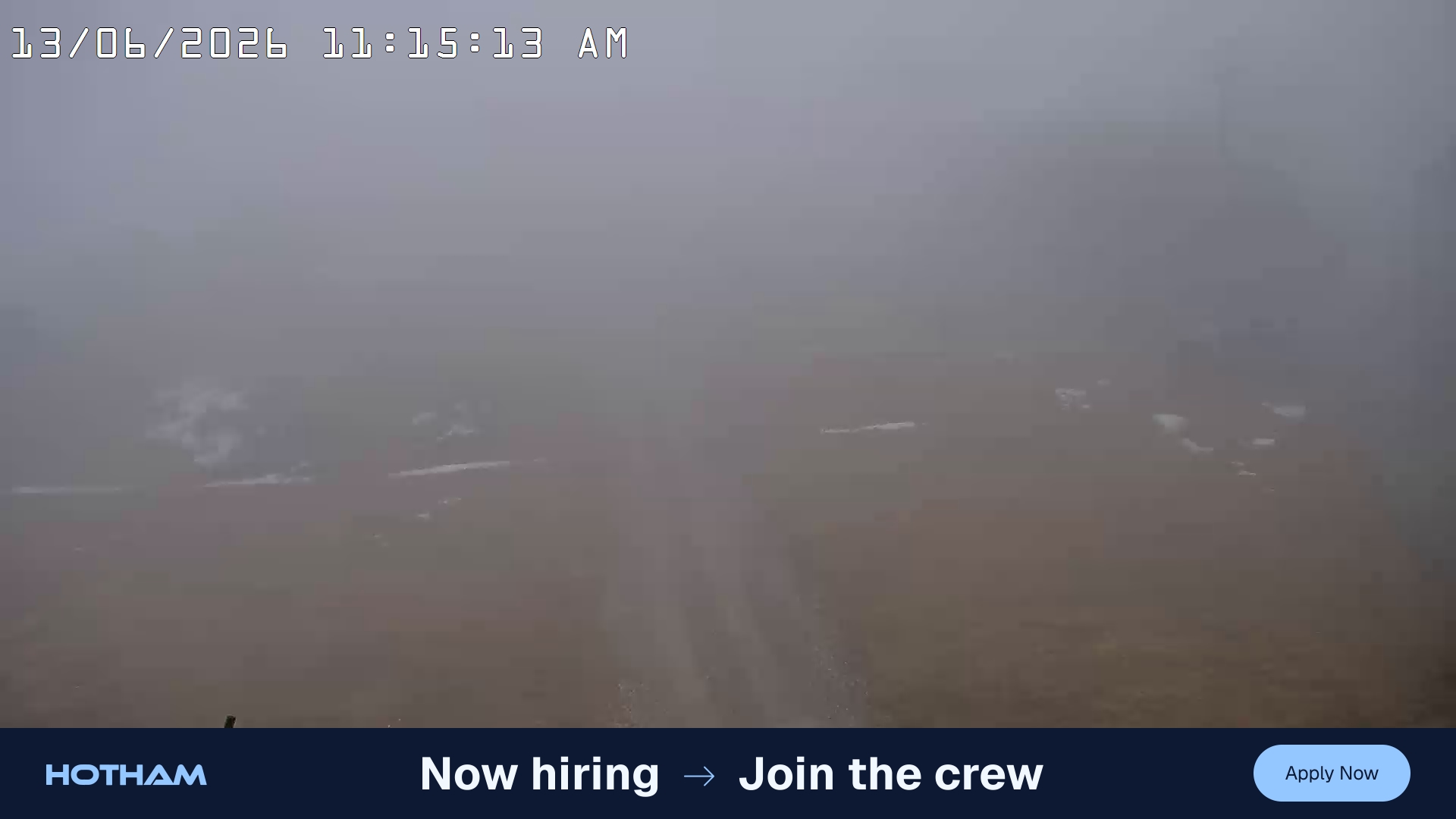 Mt Hotham Big D snow cam captured at 13 June 2026, 1:20 am
